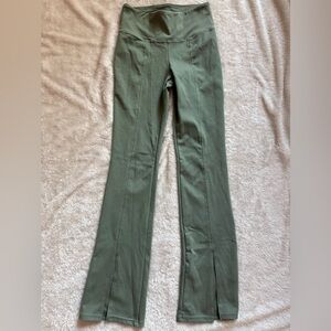 Split-Hem Flare Legging